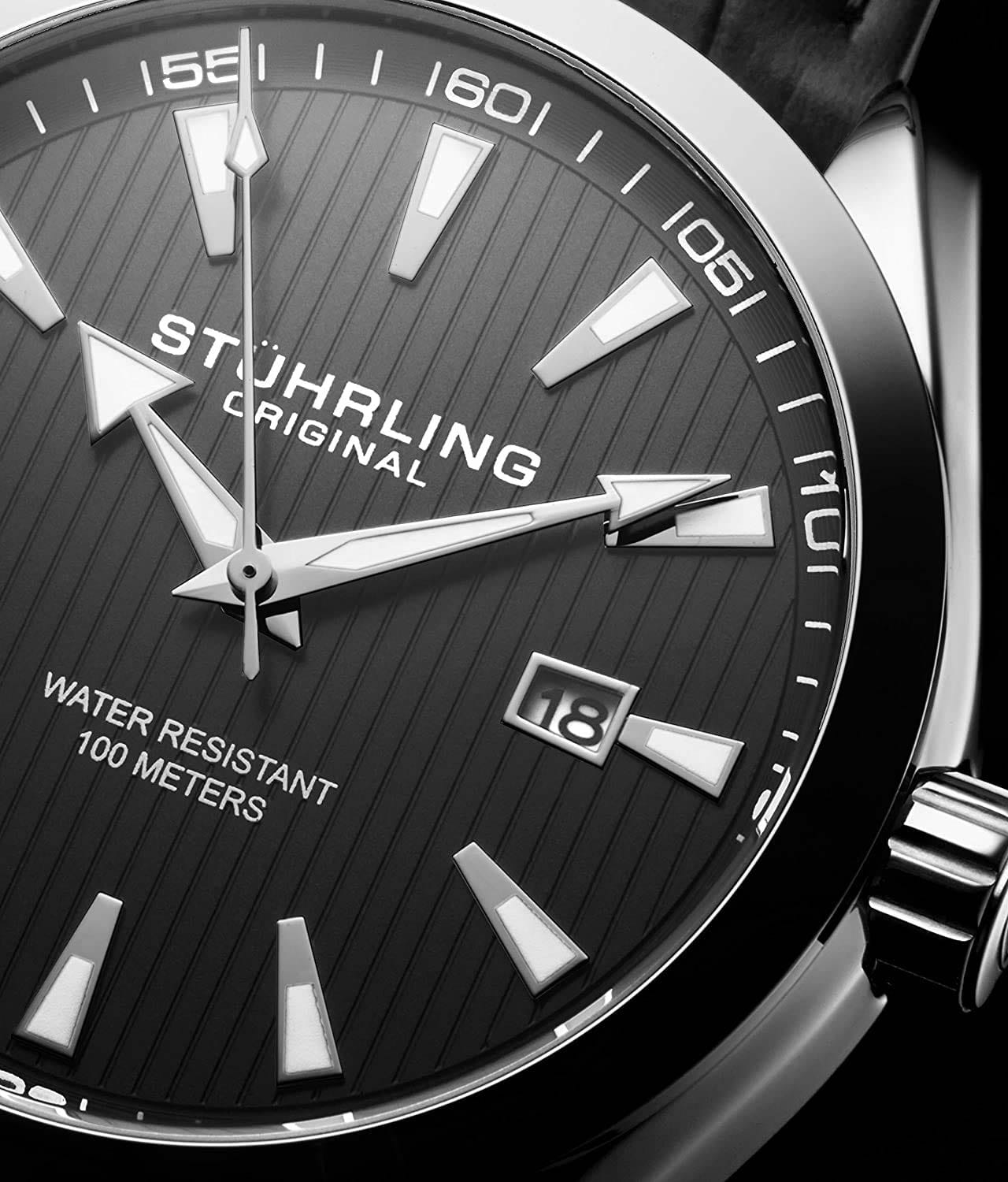 Оригинальные часы Stuhrling Stuhrling Symphony 3953L.1 кварцевые калибр механизма  общий вид