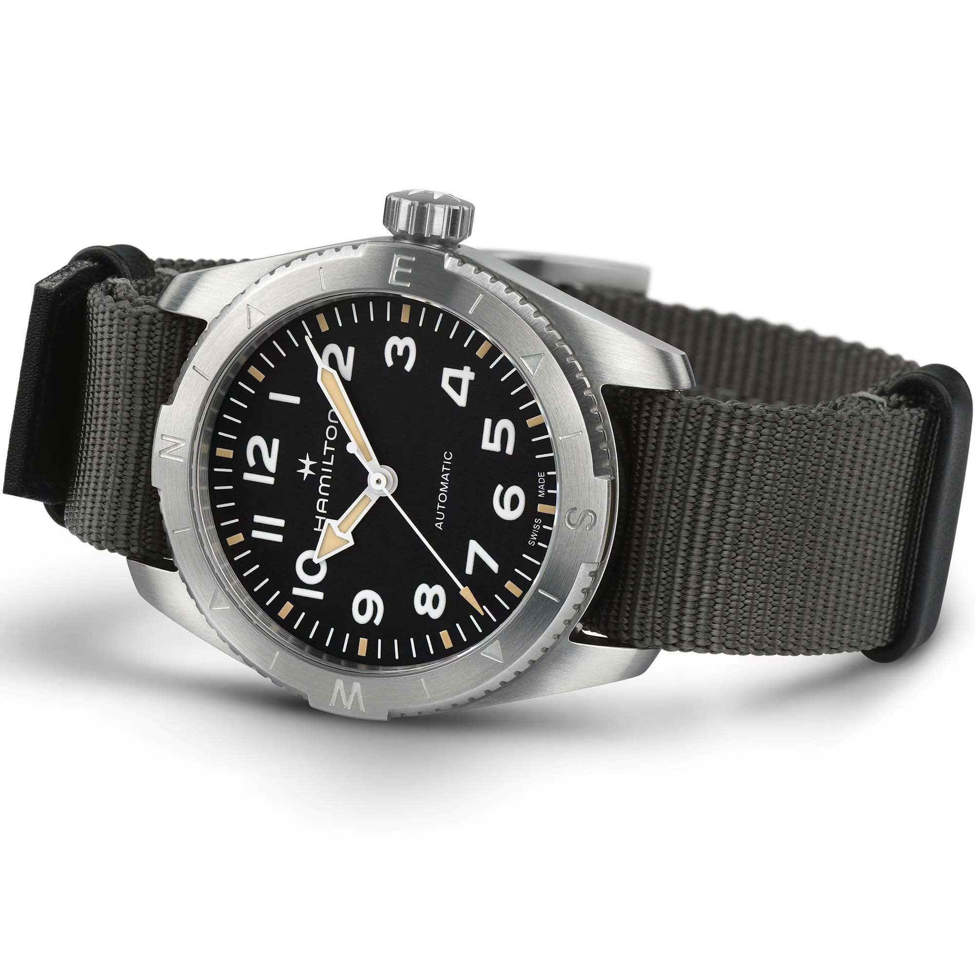 Hamilton Hamilton Khaki Field Expedition Auto H70225930 женские часы черный циферблат на запястье