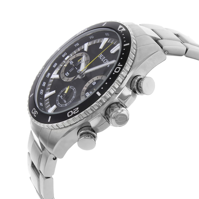 Bulova Bulova High Frequency Quartz 98B298 , наручные мужские часы фото под углом