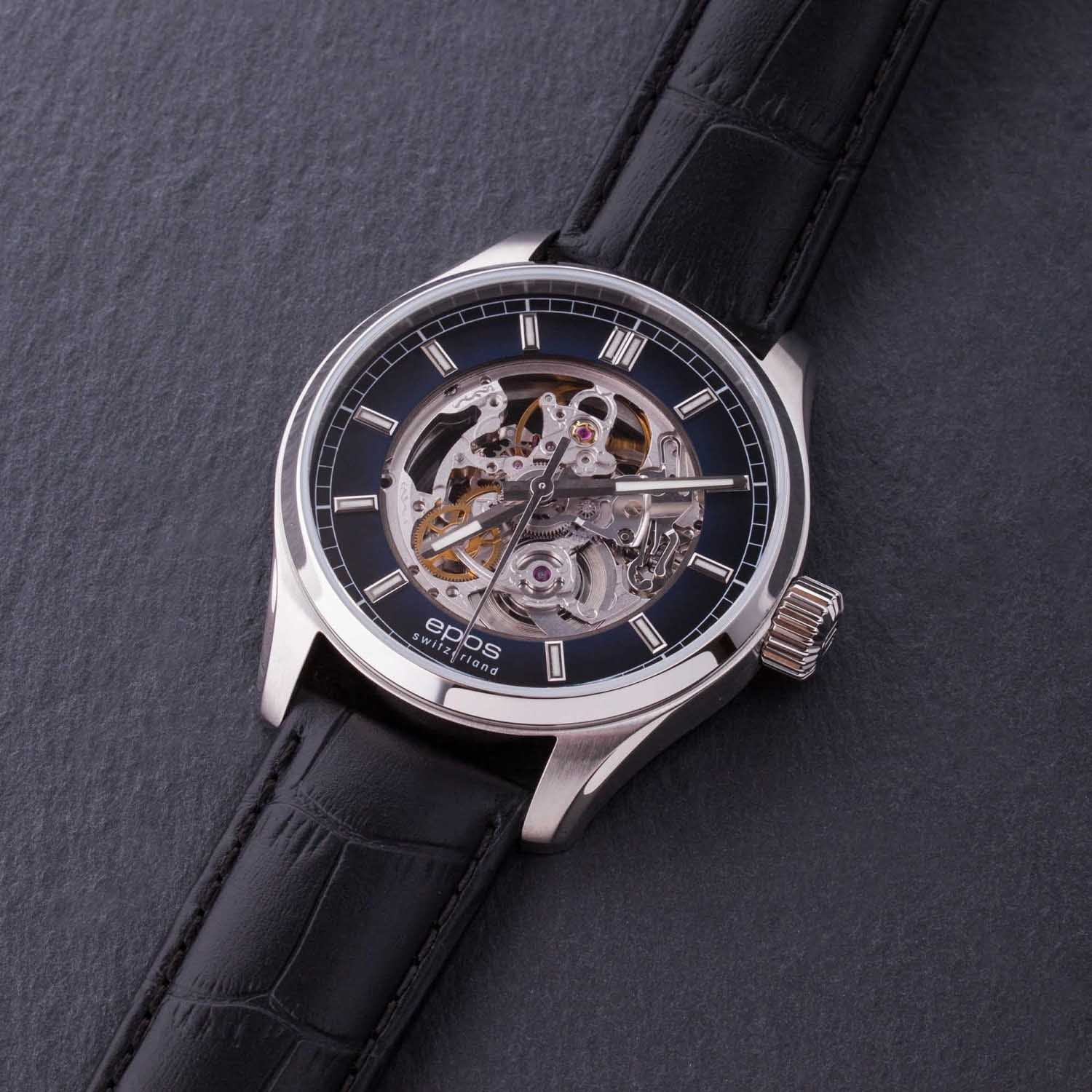 Оригинальные часы Epos Epos Passion 3501.135.20.16.25 механические калибр механизма sw-200 общий вид
