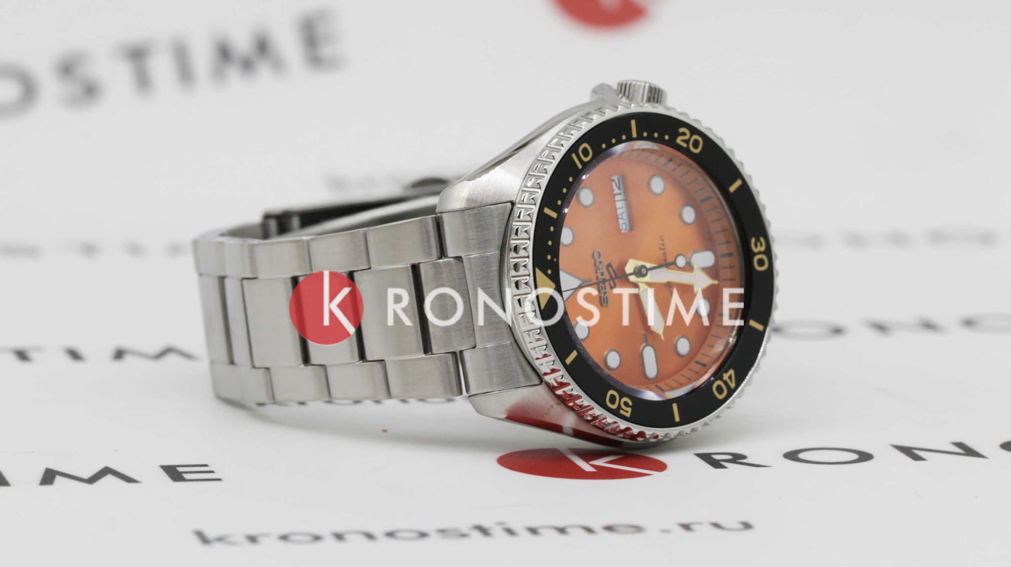 Seiko Seiko 5 Sports SRPD59K1, 5 sports япония мужские часы на браслете нержавеющая сталь боковой вид