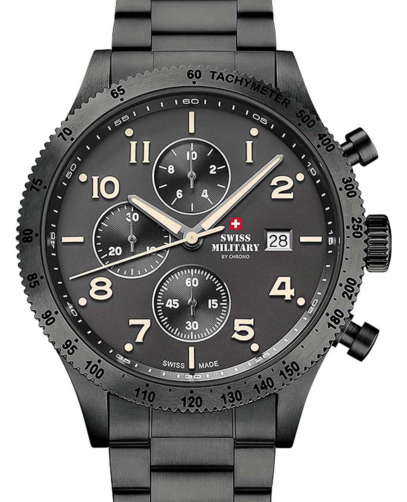 Оригинальные часы Swiss Military by Chrono Swiss Military by Chrono Sports SM34084.04 кварцевые калибр механизма  общий вид