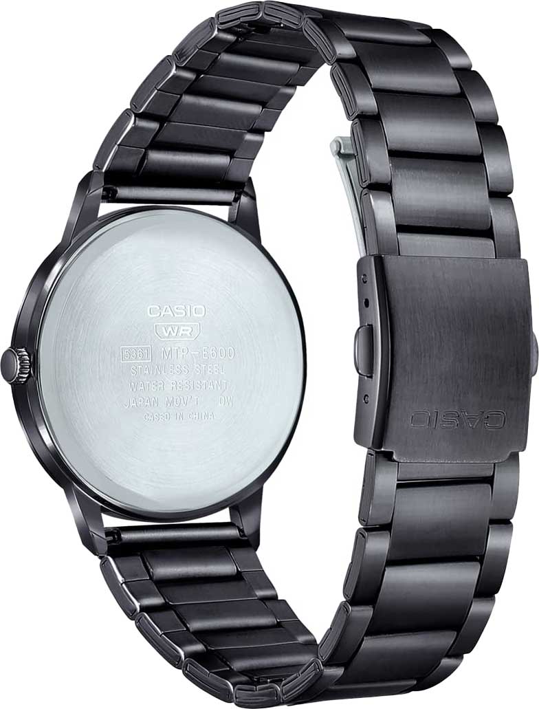 Casio Casio Collection MTP-E600B-1B , наручные мужские часы фото под углом