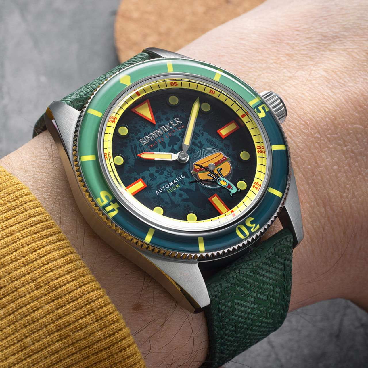 Оригинальные часы Spinnaker Spinnaker Fleuss SP-5160-02 механические калибр механизма  общий вид
