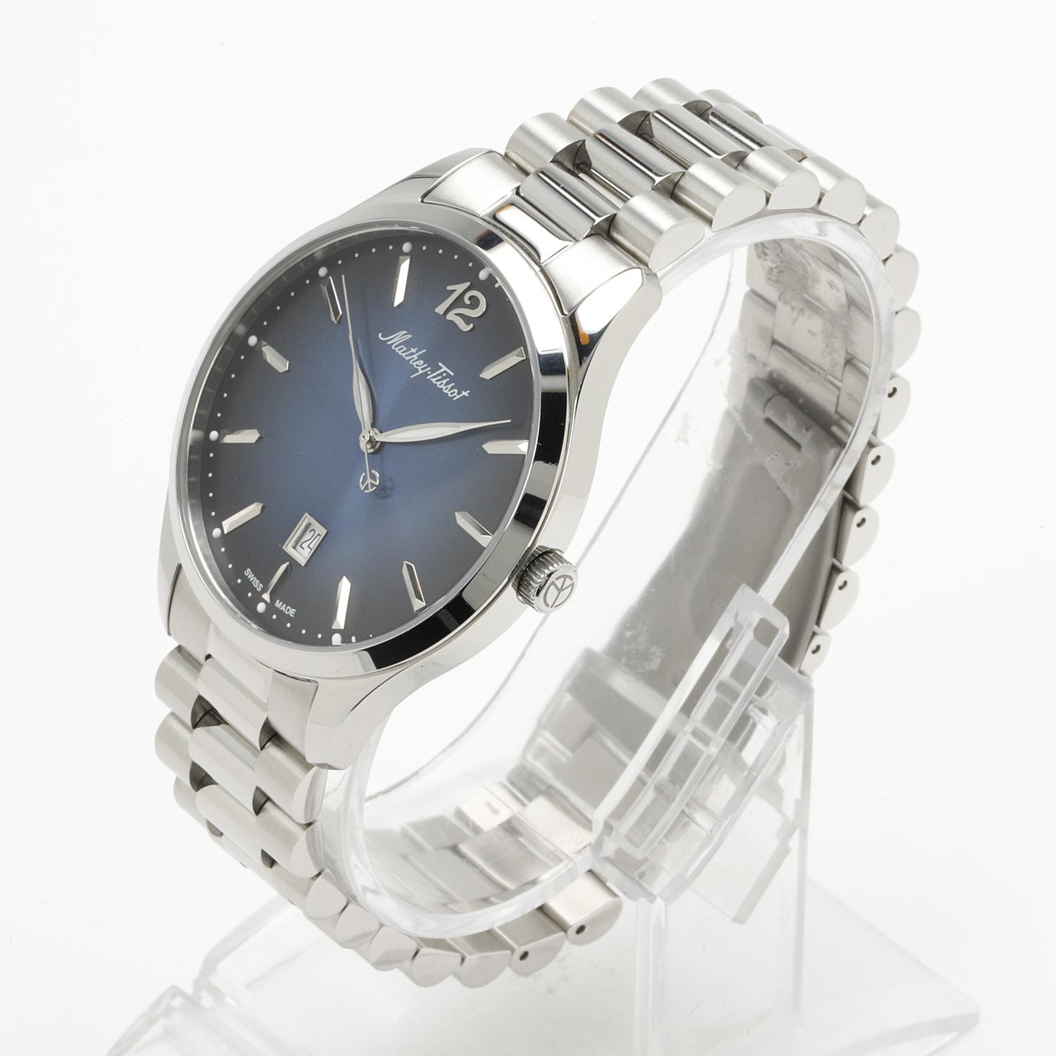 Оригинальные часы Mathey-Tissot Mathey-Tissot Urban H411MABU кварцевые калибр механизма ronda 515 h6 общий вид