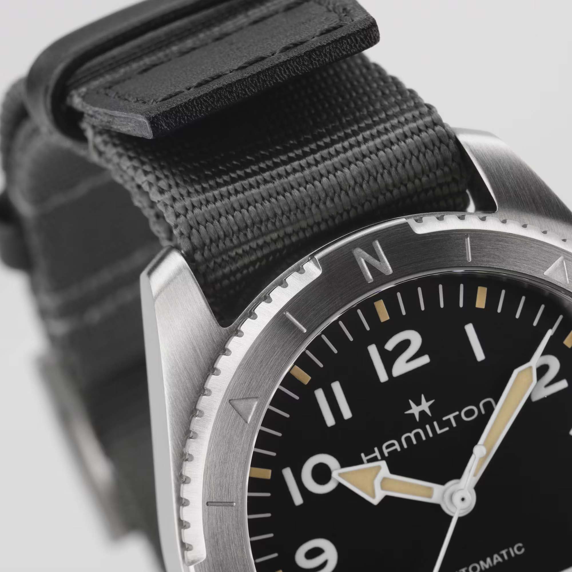 Hamilton Hamilton Khaki Field Expedition Auto H70225930, khaki field швейцария женские часы на браслете тканевый боковой вид