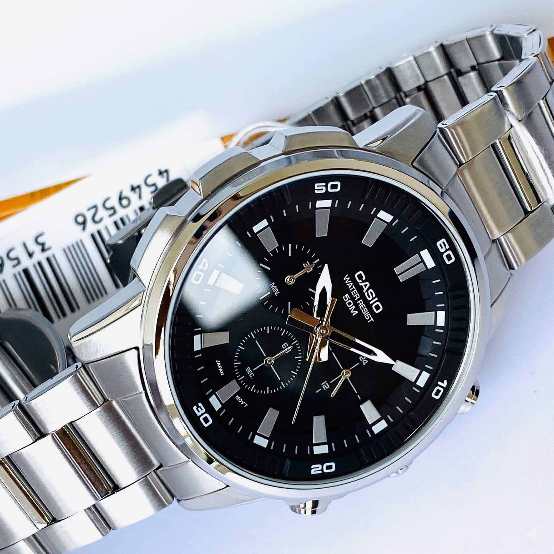 Casio Casio Collection MTP-E505D-1A MTP-E505D-1A оригинальные мужские часы в комплекте с коробкой