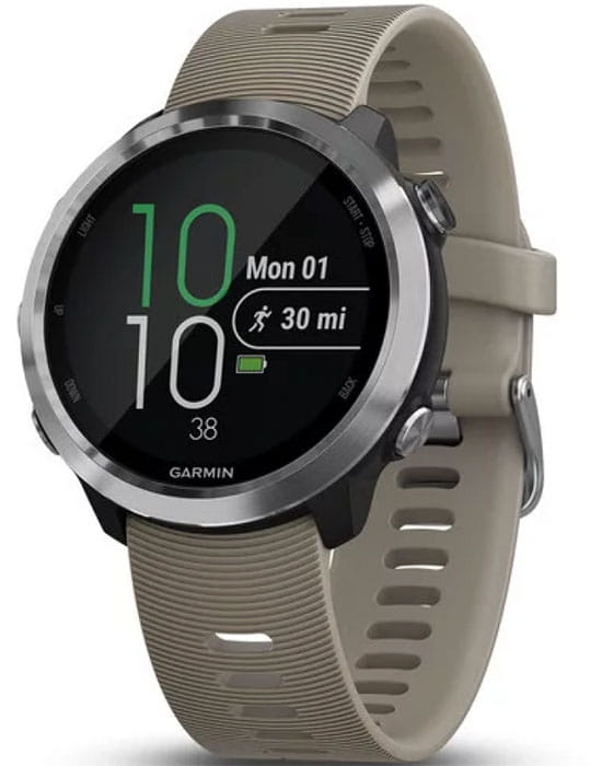 Garmin Garmin Forerunner 645 Music 010-01863-11  010-01863-11 электронные мужские часы цветной циферблат, браслет силикон — вид спереди