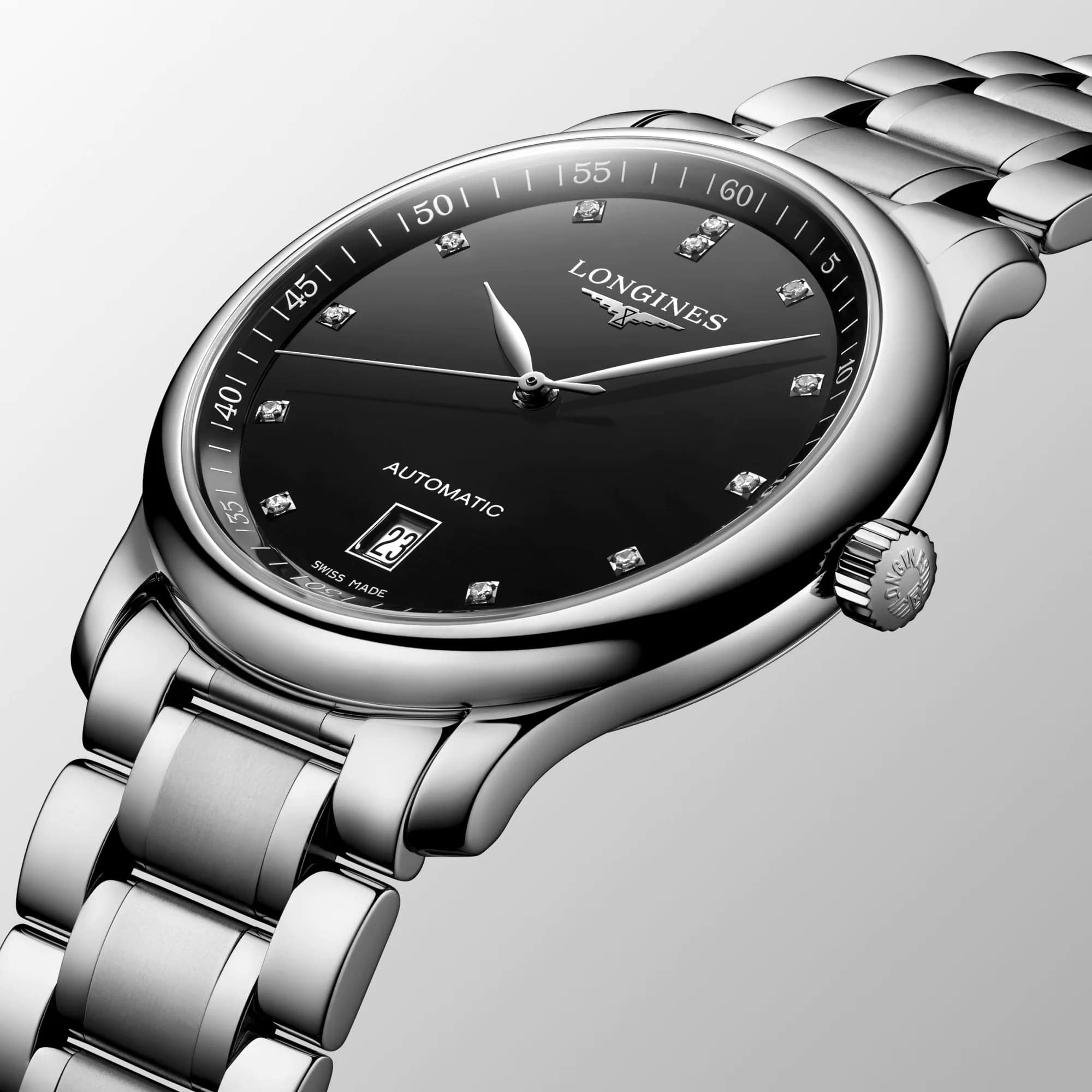 Longines Longines Master Collection L2.628.4.57.6, master collection швейцария женские часы на браслете нержавеющая сталь боковой вид