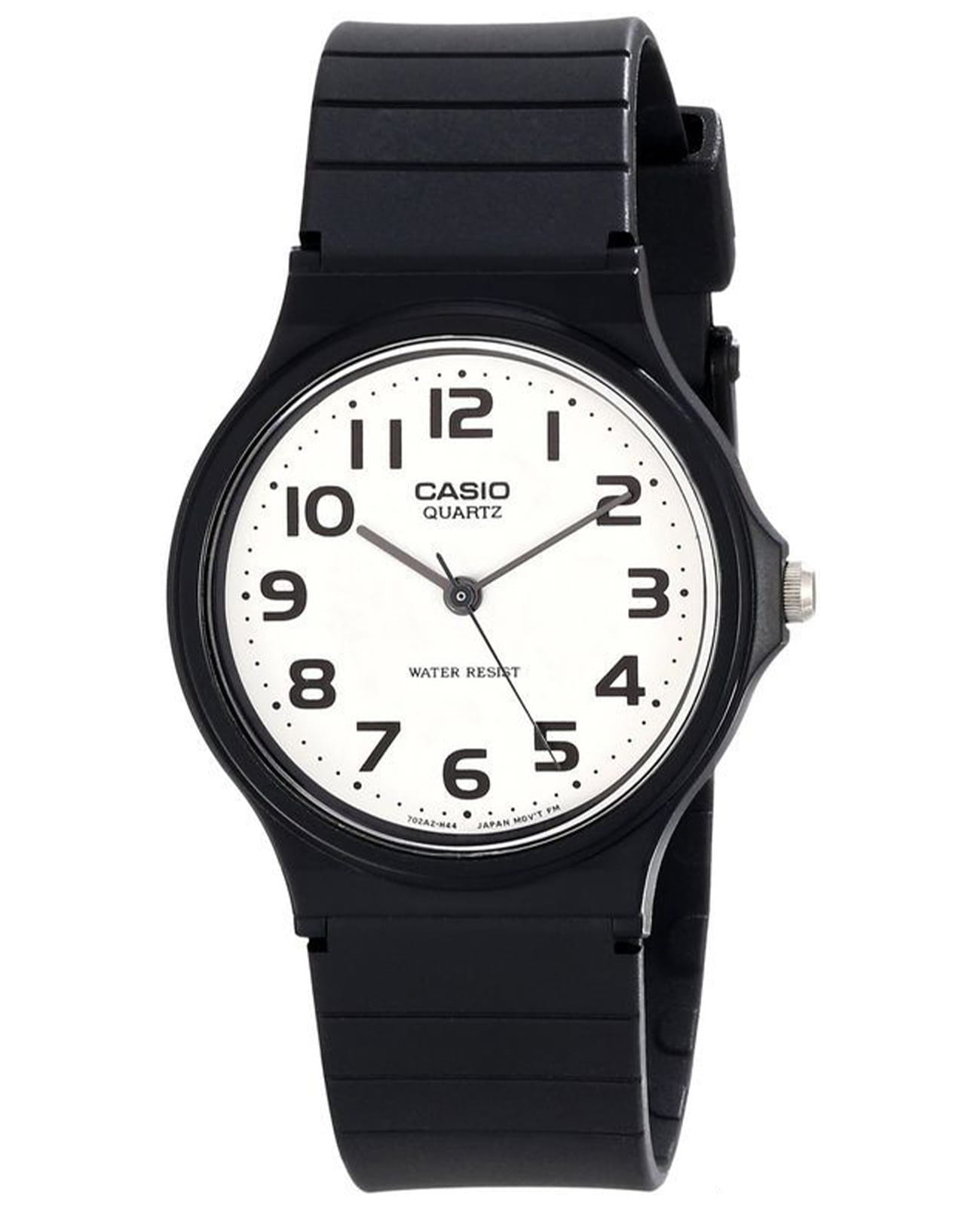 Casio Casio Collection MQ-24-7B2  MQ-24-7B2 кварцевые мужские часы белый циферблат, браслет пластик — вид спереди