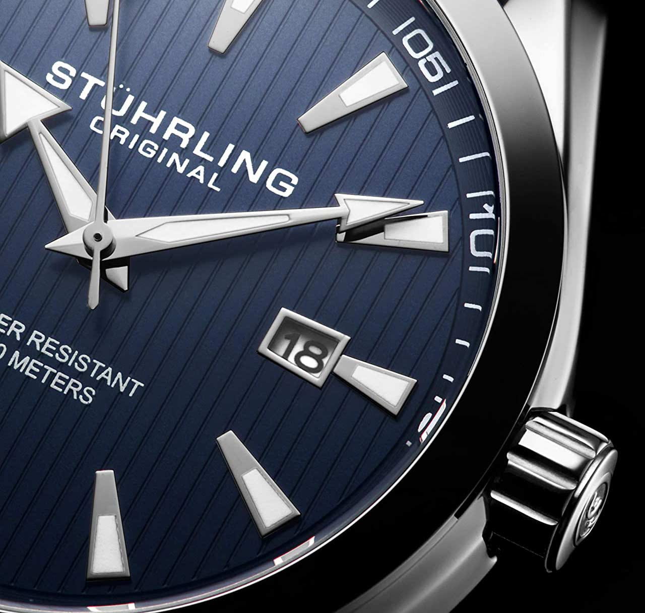 Оригинальные часы Stuhrling Stuhrling Symphony 3953.2 кварцевые калибр механизма  общий вид