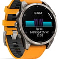 Часы Garmin Fenix 8 47mm Amoled Sapphire Titanium Orange 010-02904-11 фото 14